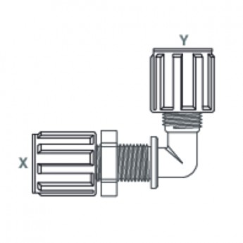 Кронштейн для панельного монтажа с соединением Flare GEMÜ FEPM 11316