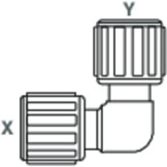 Угловой фитинг SpaceSaver GEMÜ FSE 279447
