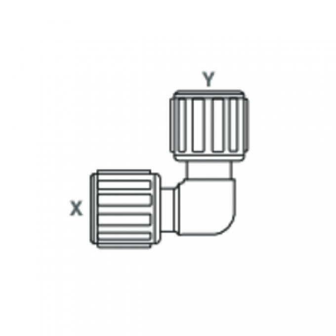 Угловой фитинг SpaceSaver GEMÜ FSE 279447