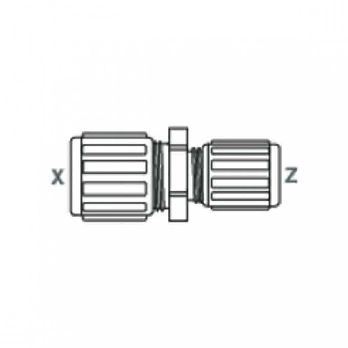 Прямой редуктор с развальцованным соединением GEMÜ FSR 279455