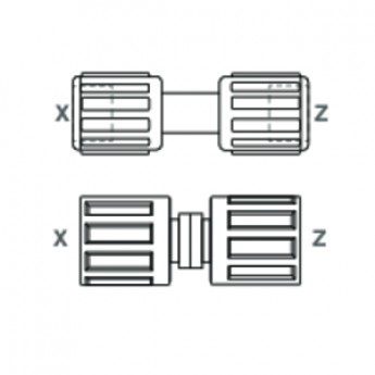 Фитинг прямой SpaceSaver GEMÜ FSUT 279457