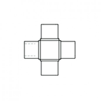 Крестовина с патрубком под сварку GEMÜ FWX 279473