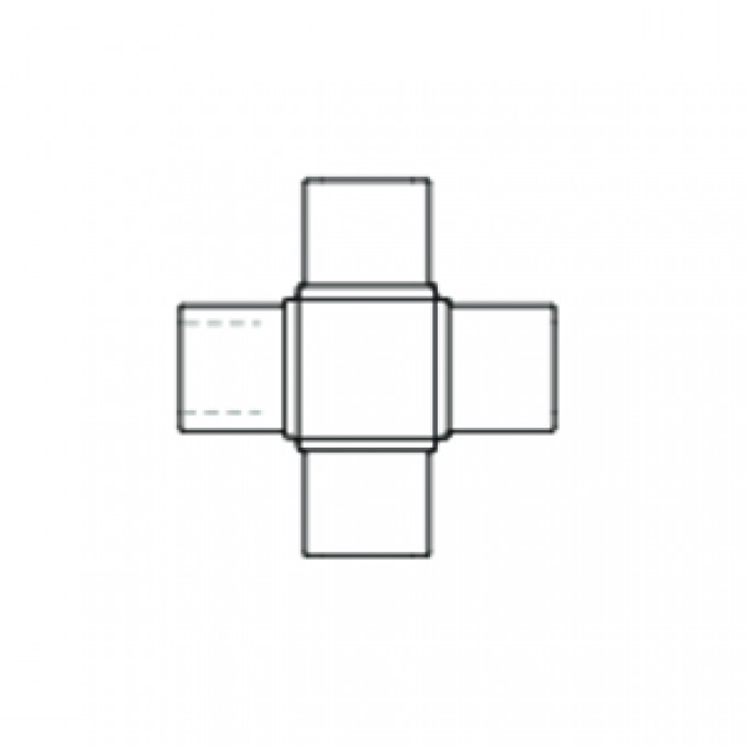 Крестовина с патрубком под сварку GEMÜ FWX 279473